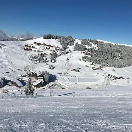 Appartement T2 Col De Merdassier Au Pied Des Pistes Manigod Buitenkant foto